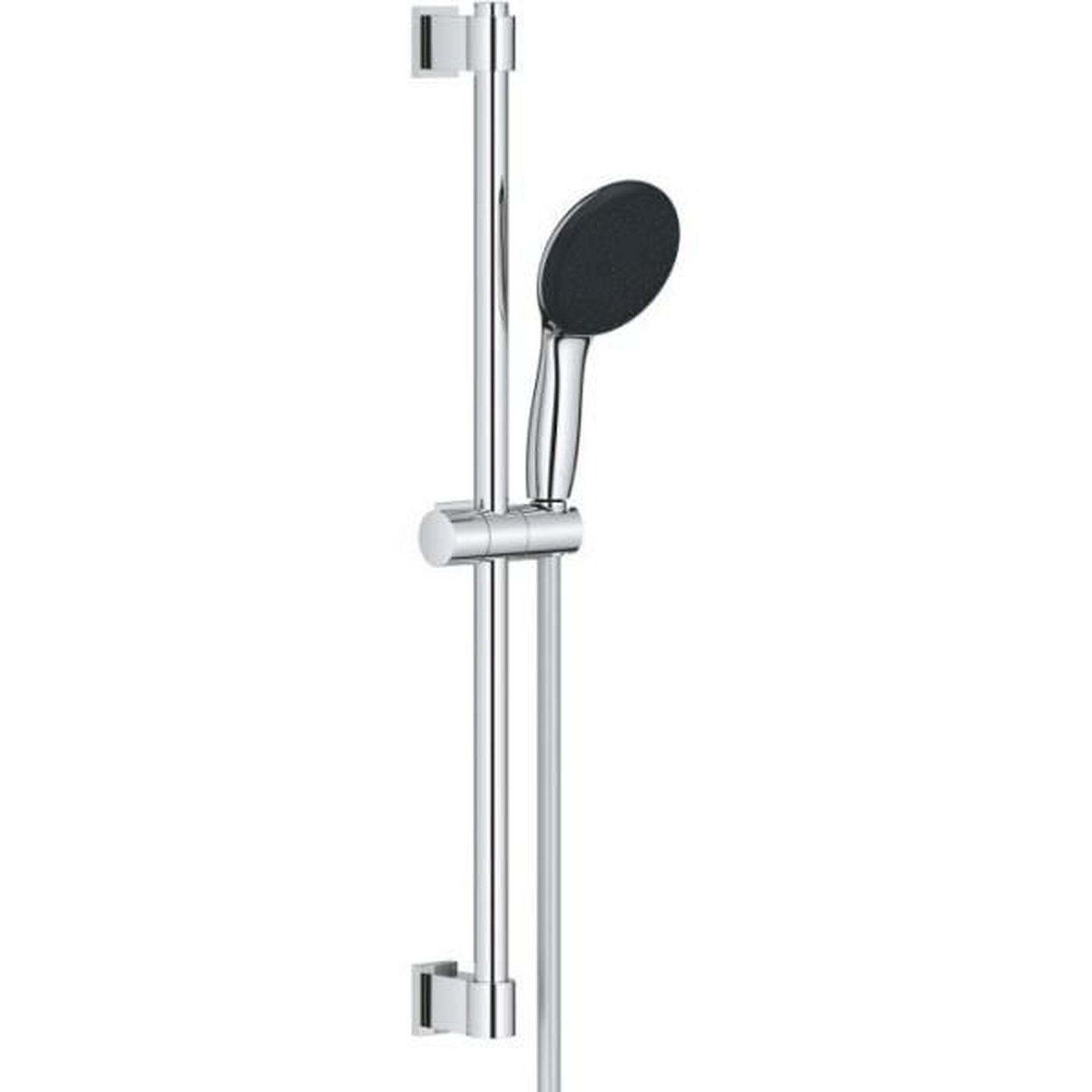 Grohe Ensemble de douche avec pommeau 1 jet, barre 60cm et flexible 1,75m - GROHE Vitalio Start 110 27942001 - Economie d'eau - Chrom