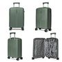 Voir la diapositive 3 : Cactus Lot de 3 valises rigides dont une valise cabine TSA