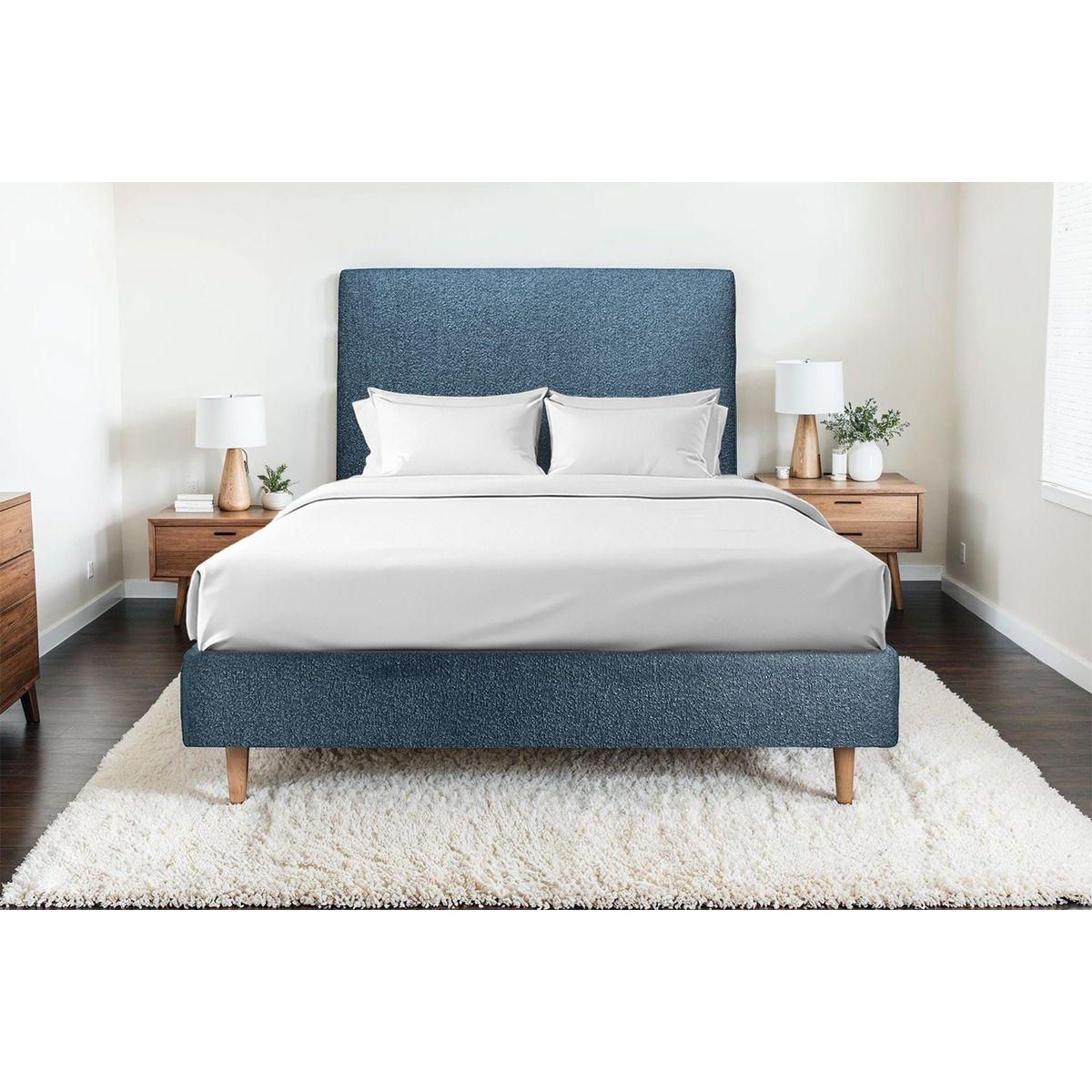 Sommeil de Plomb Tete de lit Tapissée Bouclette  - Ep 10 cm rembourré