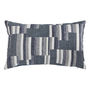 Voir la diapositive 1 : ATMOSPHERA Coussin Déco en Jacquard Chenillé  Calix  30x50cm Bleu Encre