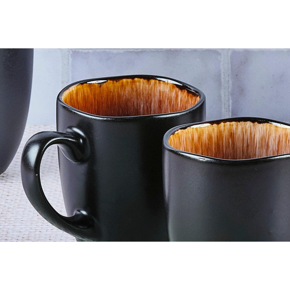BJORN Mug IRIS 40cl - 6 pièces - Marron sauvage