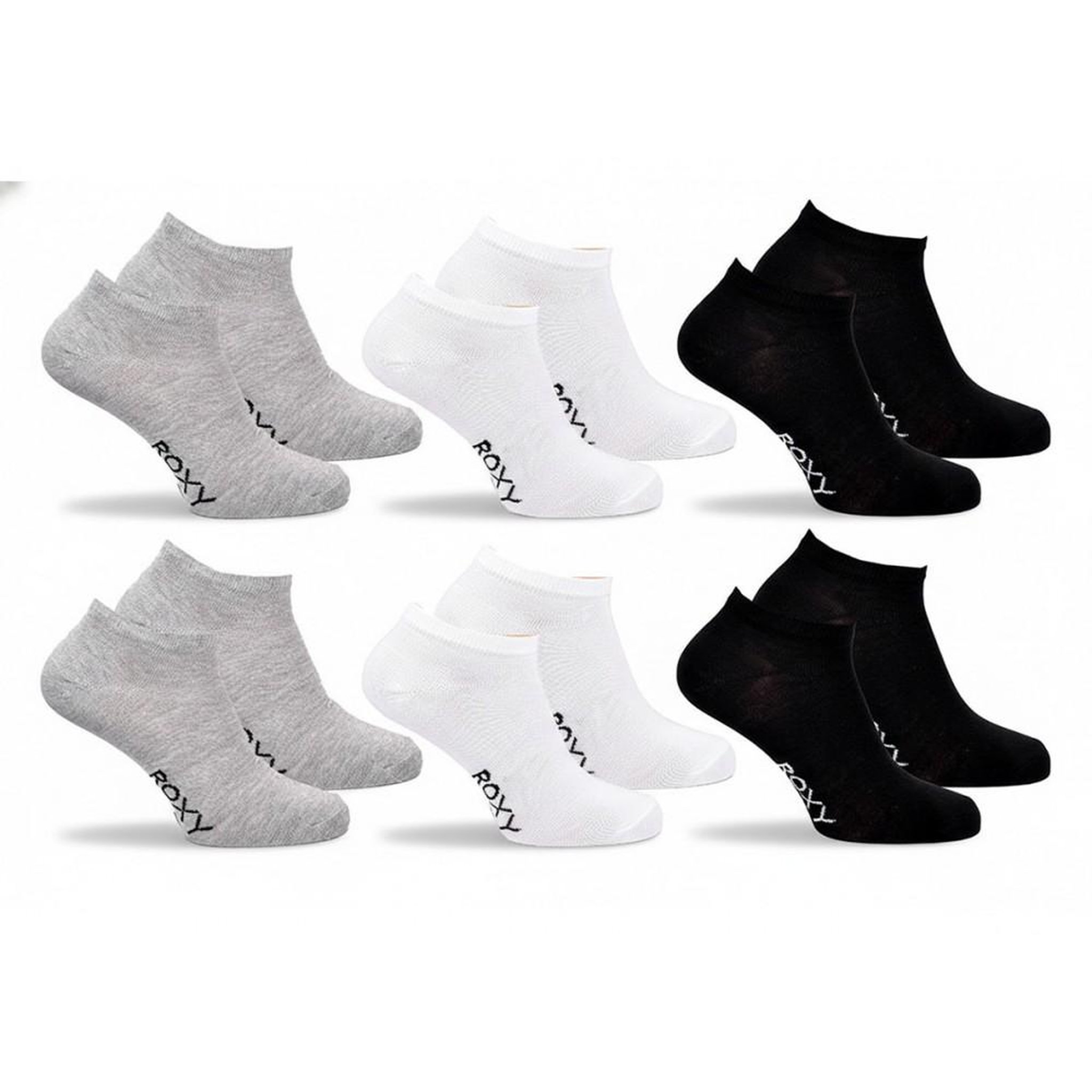 Voir la diapositive 1 : ROXY ROXY Lot Chaussettes Courtes Sneaker– Pack de 6 Paires