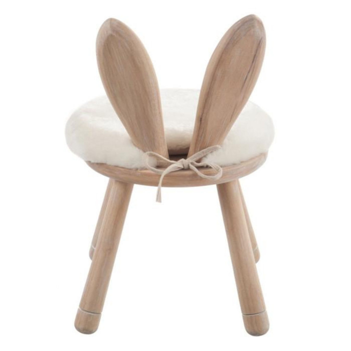 Paris Prix Chaise pour Enfant  Oreilles Lapin  56cm Naturel
