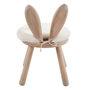 Voir la diapositive 4 : Paris Prix Chaise pour Enfant  Oreilles Lapin  56cm Naturel