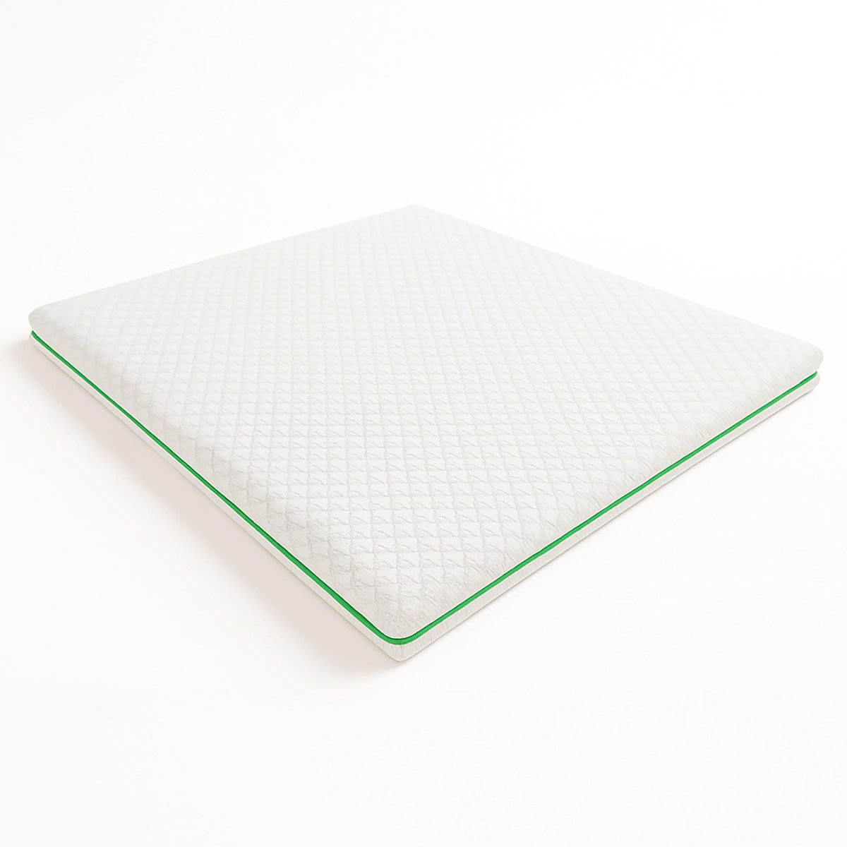 THE WHITE STONE Surmatelas 80x190 en Mémoire de Forme Breeze à 9 Zones Différenciées | Hauteur 5 cm | Correcteur de Matelas Ergonomique & Déhoussable | Tissu Polar Hypoallergénique & Rafraîchissant | Made in Italy