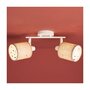 Voir la diapositive 2 : OSTARIA Rampe 2 spots lin beige