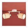 Voir la diapositive 2 : OSTARIA Rampe 2 spots lin beige