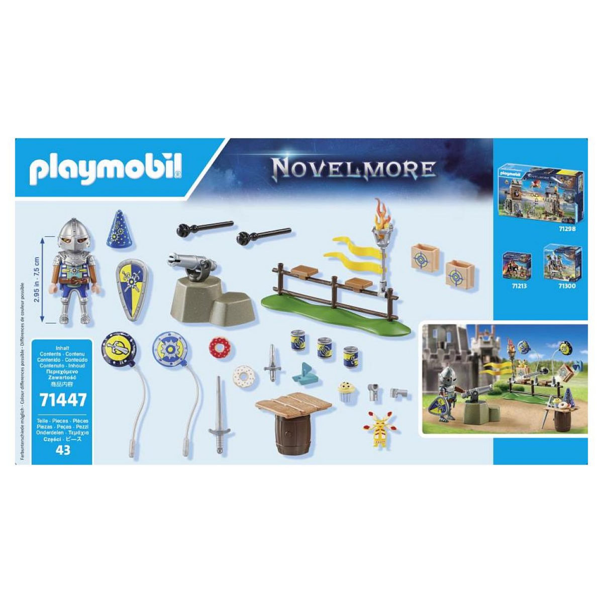 PLAYMOBIL 71447 Chevalier et décorations de fête