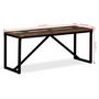 Voir la diapositive 6 : VIDAXL Banc 110 x 35 x 45 cm Bois de recuperation massif