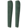 Voir la diapositive 4 : VIDAXL Tete de lit avec oreilles Vert fonce 103x23x118/128 cm Velours