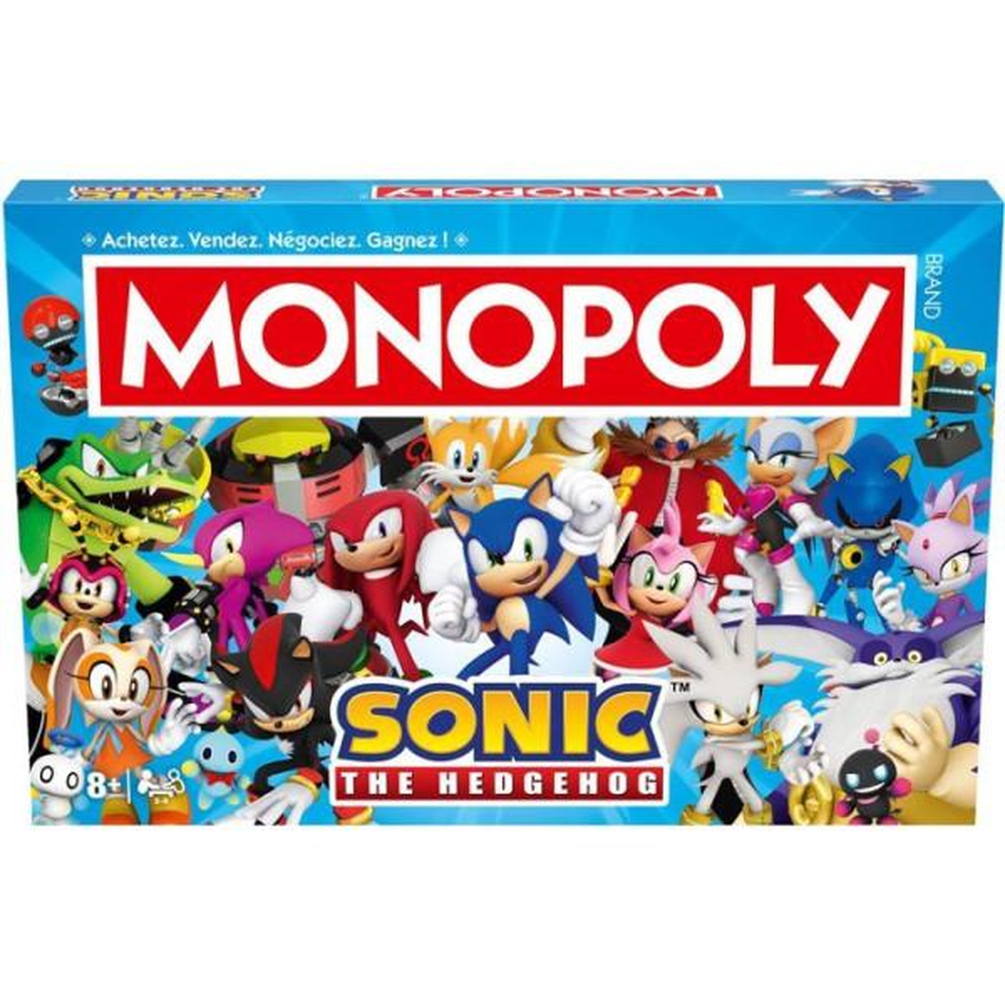 Voir la diapositive 4 : Winning Moves Jeu de société - WINNING MOVES - Monopoly Modern Sonic - Multicolore - 1 joueur ou plus - 60 min