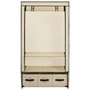 Voir la diapositive 4 : VIDAXL Garde-robe Creme 87 x 49 x 159 cm Tissu
