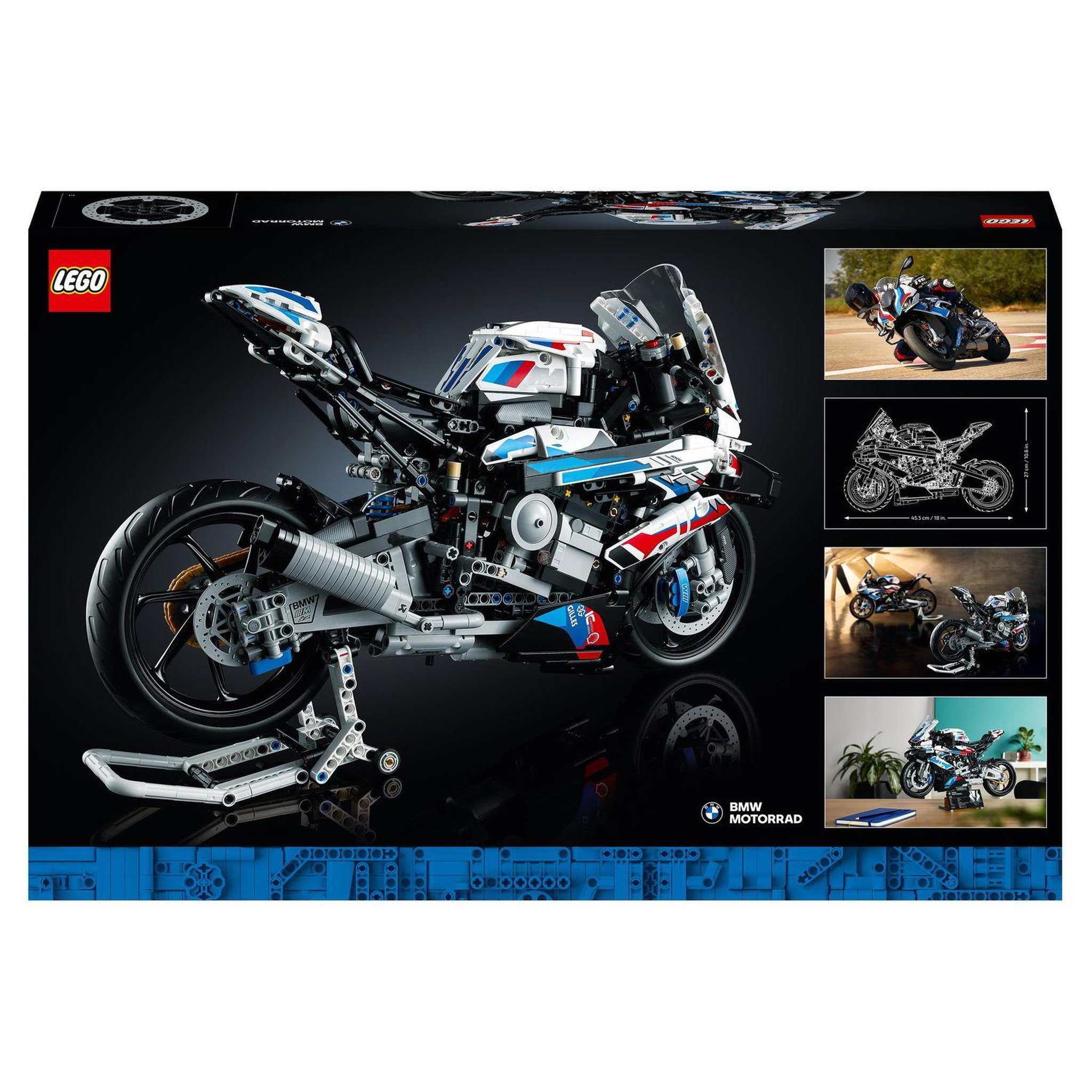 Voir la diapositive 9 : LEGO Technic 42130 - BMW M 1000 RR, Modèle Réduit Moto Pour Adulte