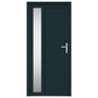 Voir la diapositive 3 : VIDAXL Porte d'entree anthracite 98x208 cm PVC
