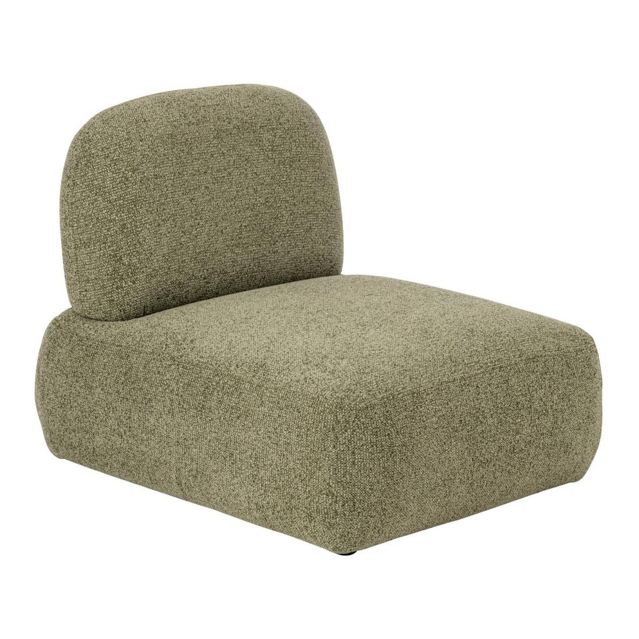 J-LINE Module de canapé  margo  95cm vert