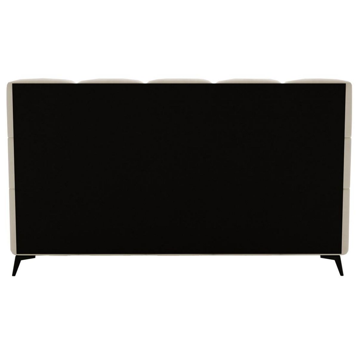 BEST MOBILIER Paulito - lit coffre - 180x200 cm - sommier inclus - en velours