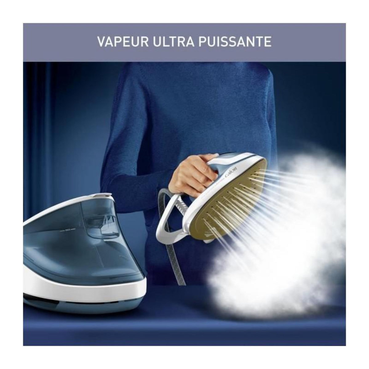 CALOR CALOR Pro Express Ultimate Centrale vapeur, Pression 7,6 bars, Débit vapeur 155 g/min, Fonction pressing 580 g/min YY5357FC