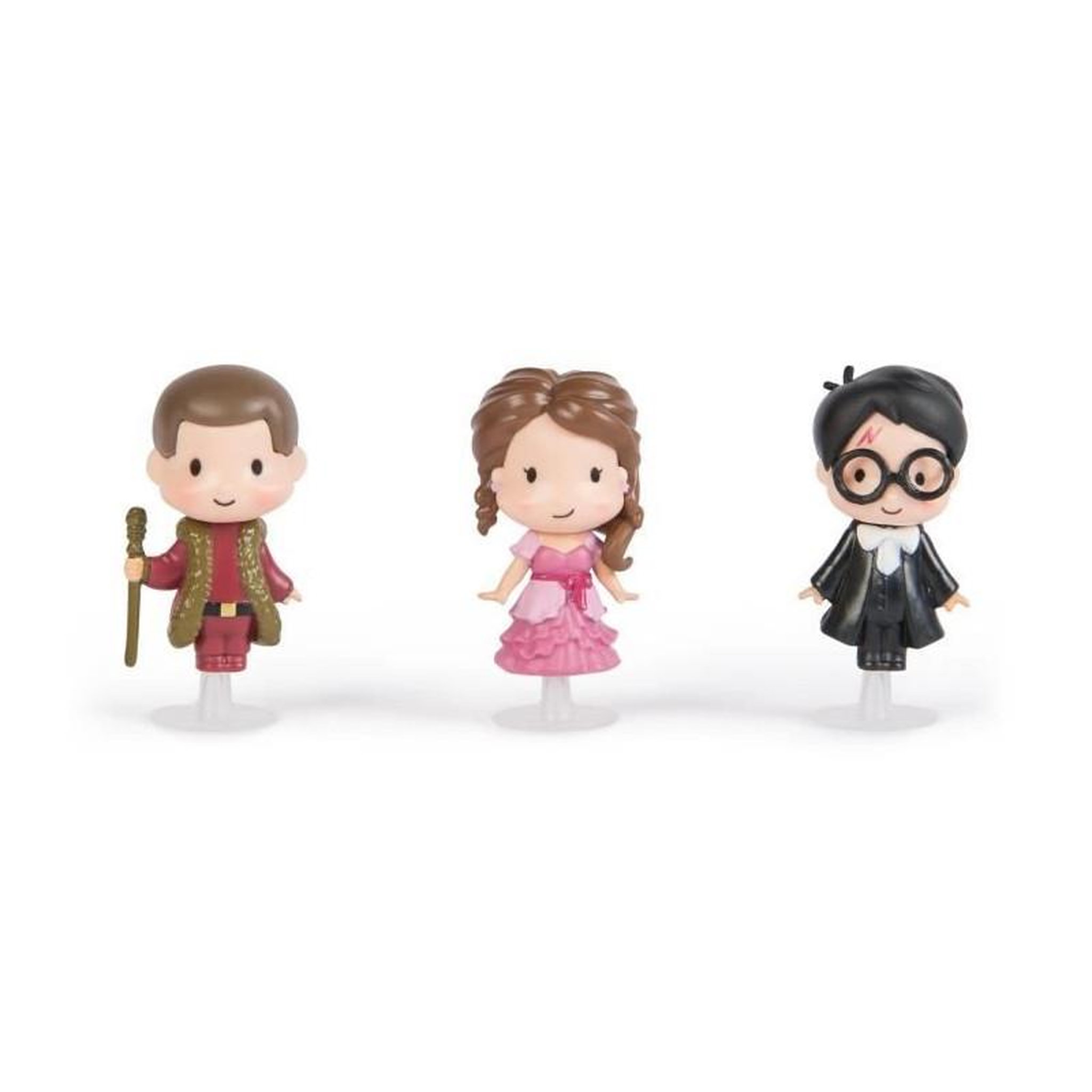 Voir la diapositive 2 : Spin Master SPIN MASTER MULTIPACK 3 FIGURINES BAL DE NOËL MOMENTS MAGIQUES SAISON 4 Wizarding World