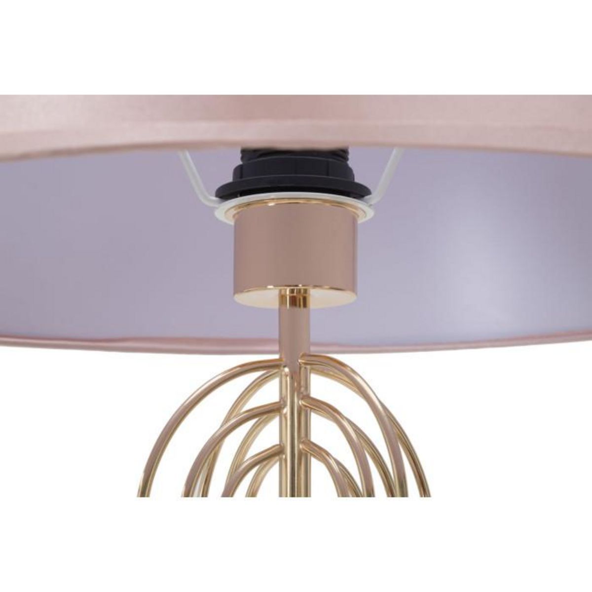 Paris Prix Lampadaire Design en Métal  Krista  168cm Rose & Or
