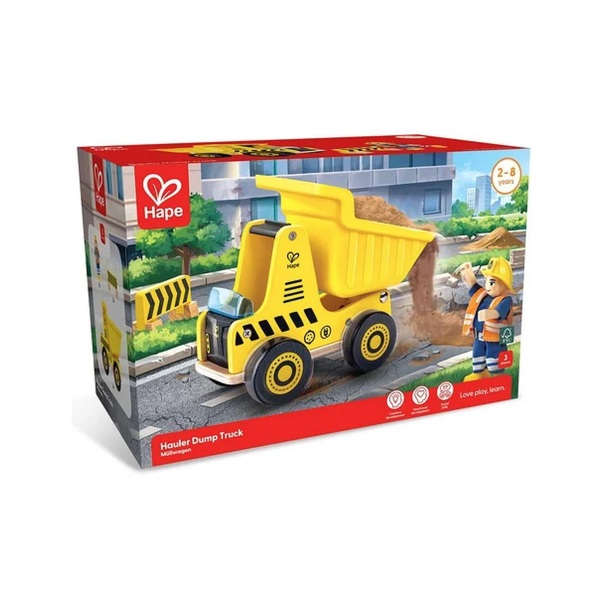 Voir la diapositive 2 : Hape Mes engins de chantier - Camion benne