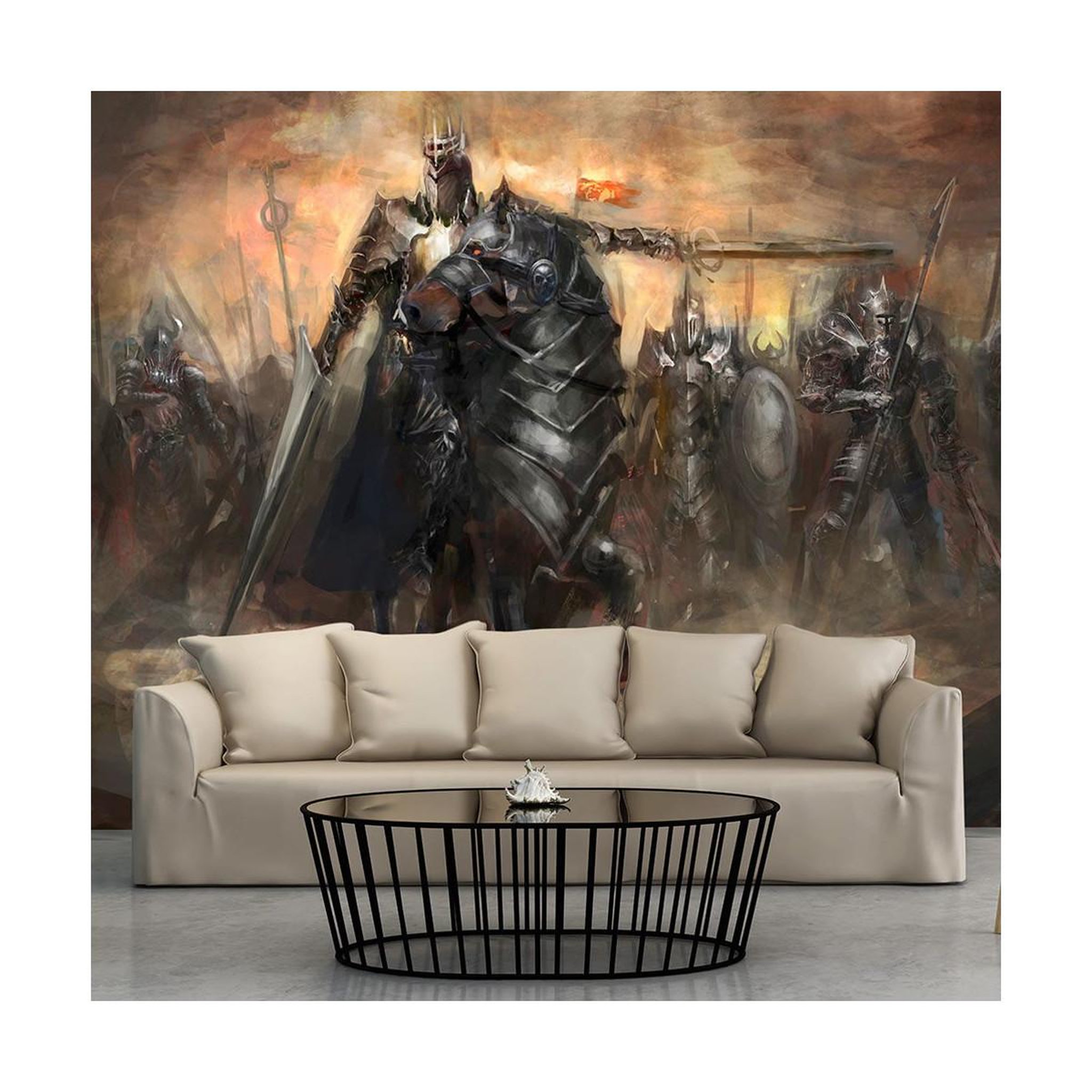 Paris Prix Papier peint  black rider. Coloris disponibles : Multicolore