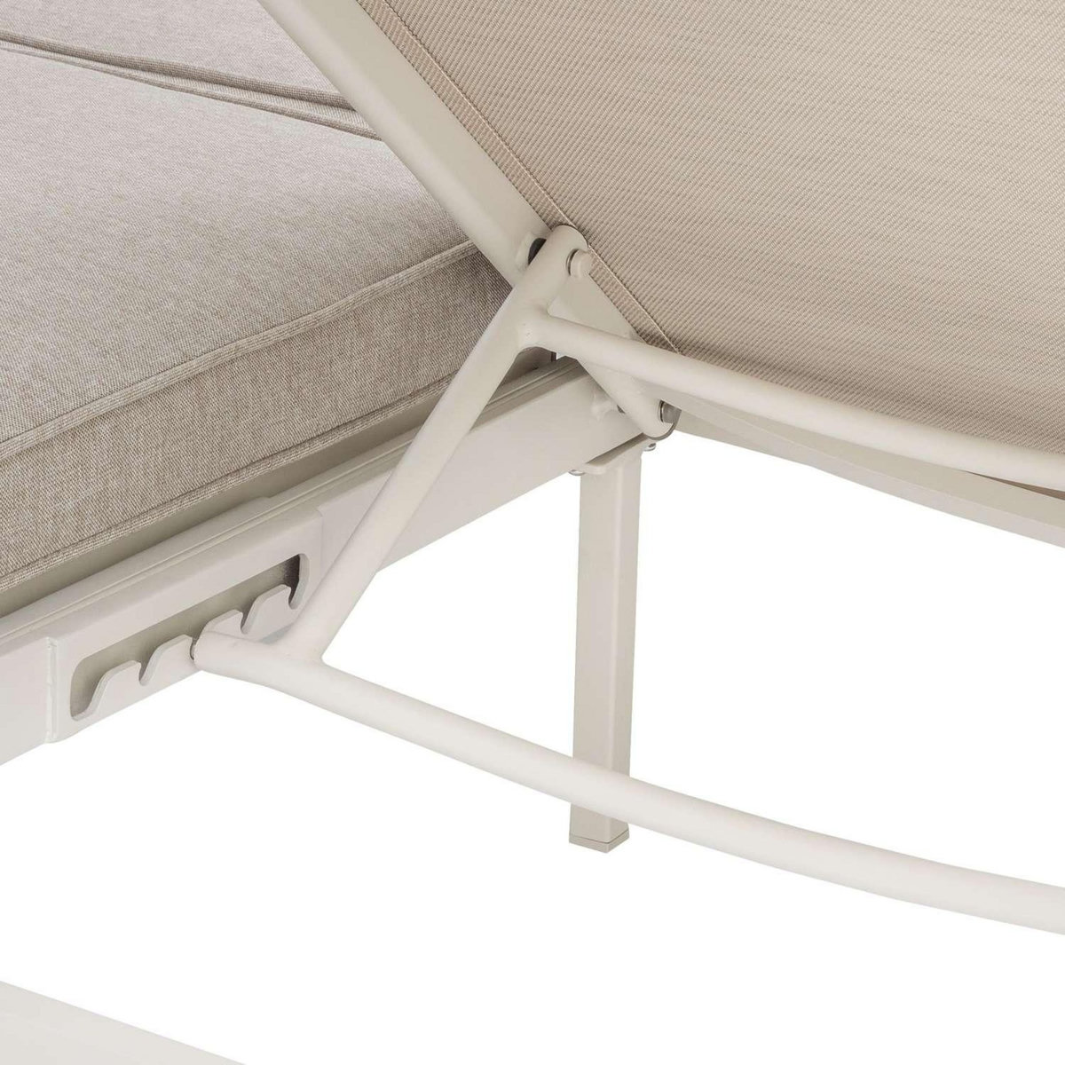 HESPERIDE Lit de piscine double Evasion en aluminium