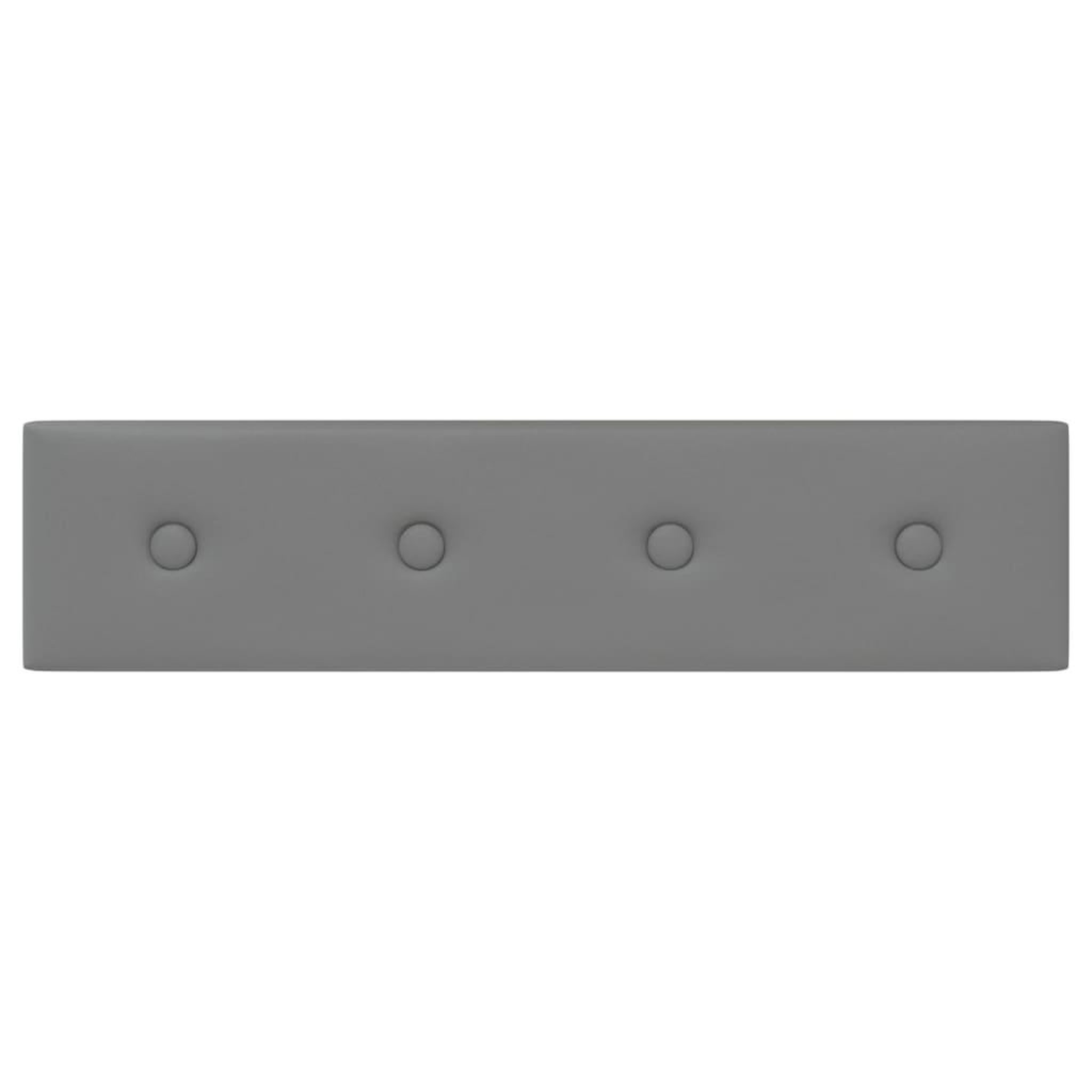 Voir la diapositive 5 : VIDAXL Panneaux muraux 12 pcs Gris 60x15 cm Similicuir 1,08 m^2
