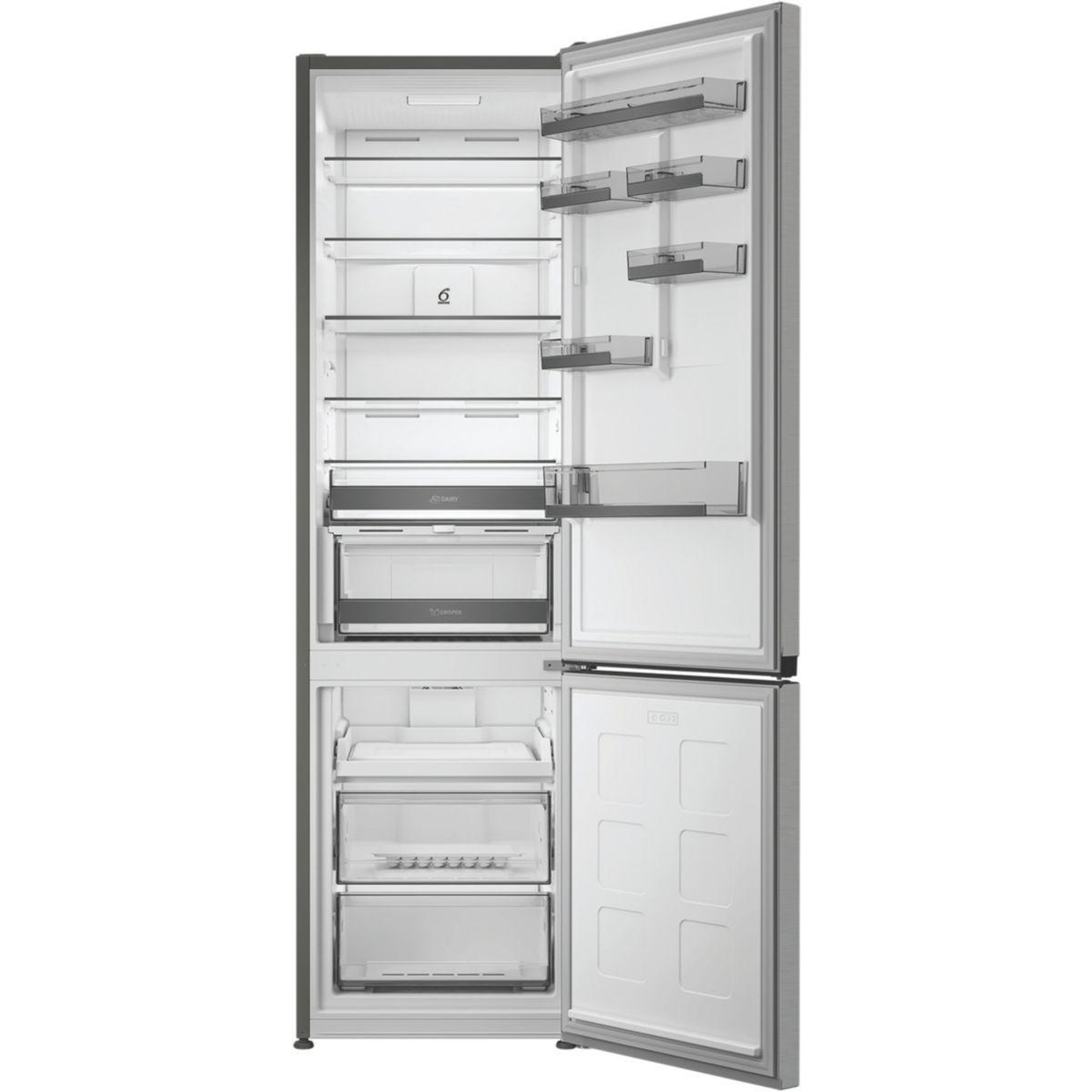 Voir la diapositive 5 : Whirlpool Réfrigérateur combiné whk26413x6ee