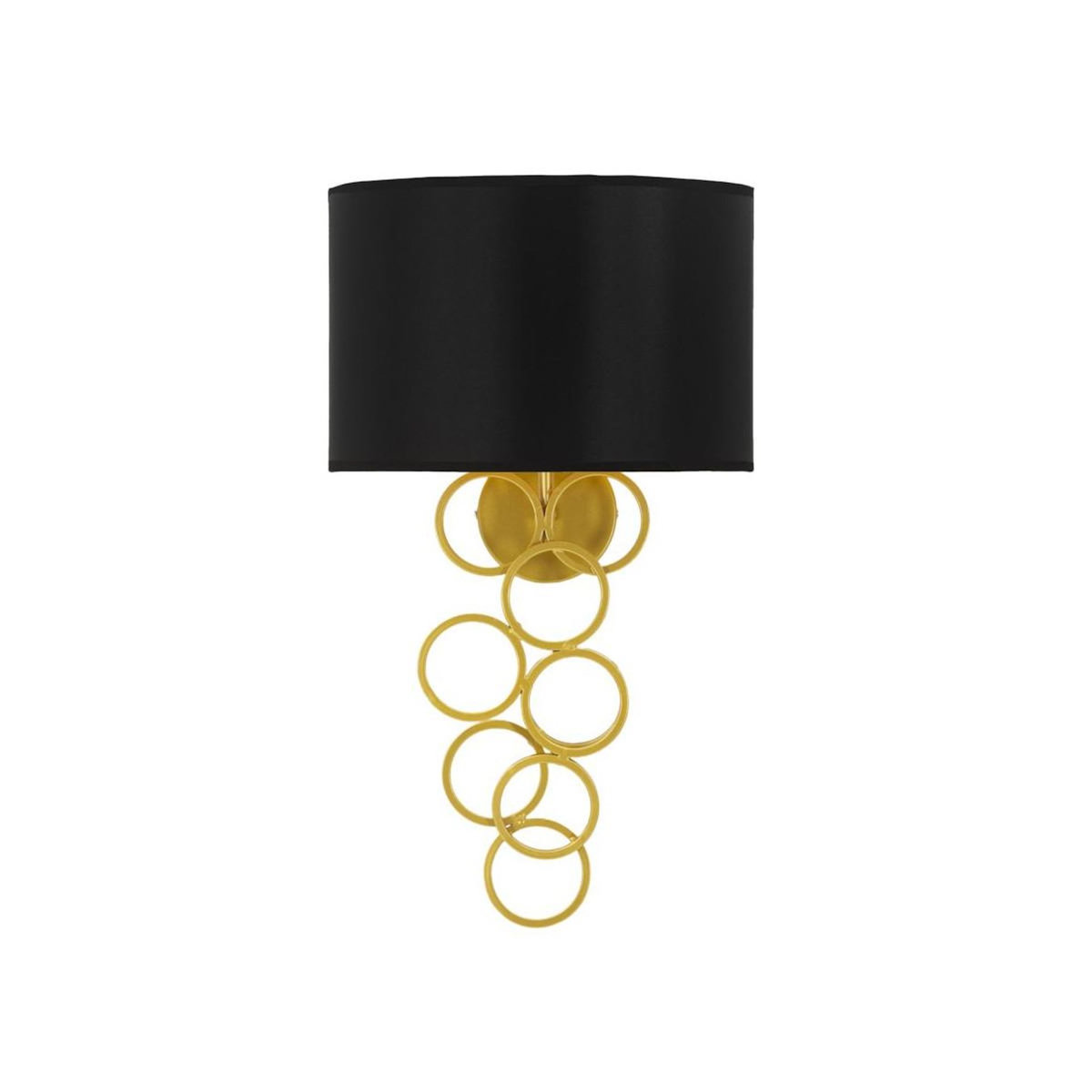 Paris Prix Applique Murale Design  Rich  50cm Noir & Or