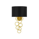 Paris Prix Applique Murale Design  Rich  50cm Noir & Or