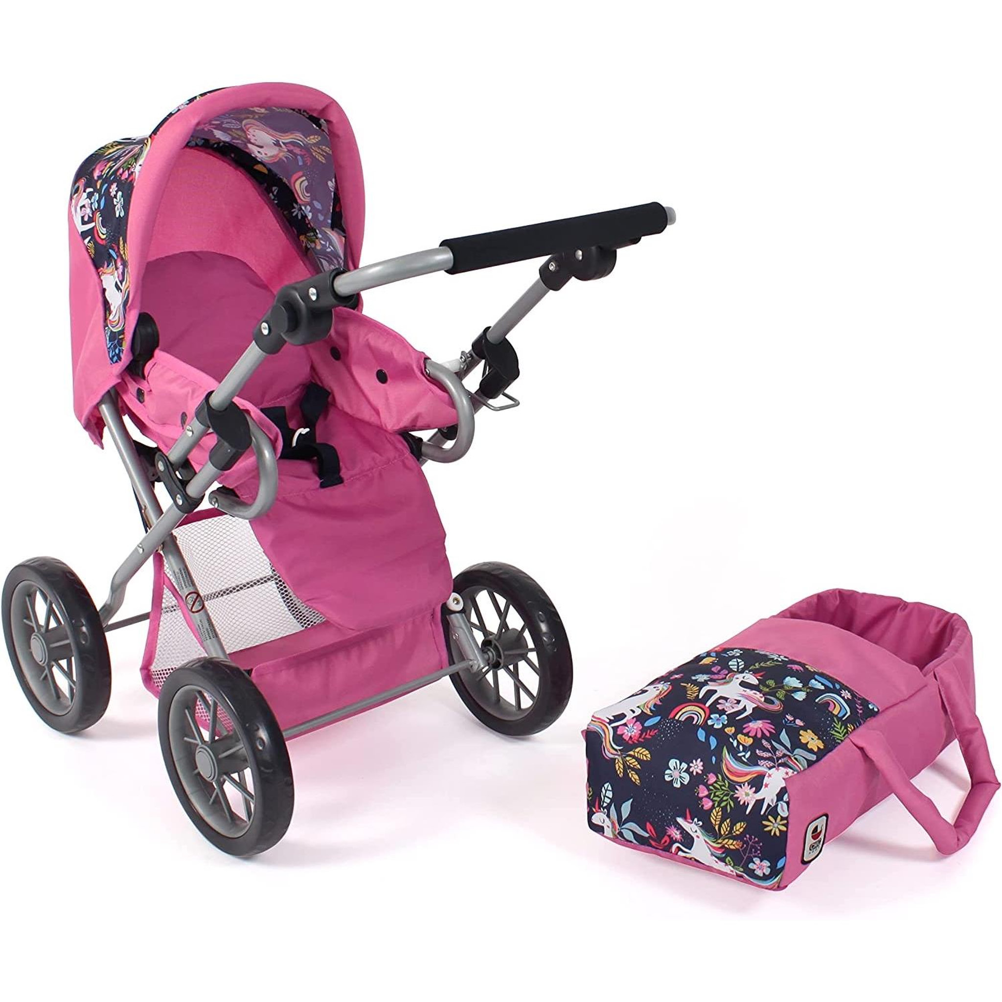 Voir la diapositive 4 : BAYER CHIC 2000 Poussette combinée Leni Licorne pour poupée