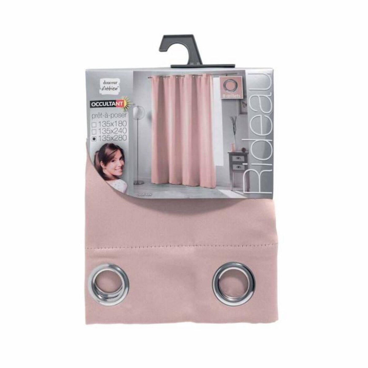 Paris Prix Rideau Occultant  Occult  135x280cm Nude