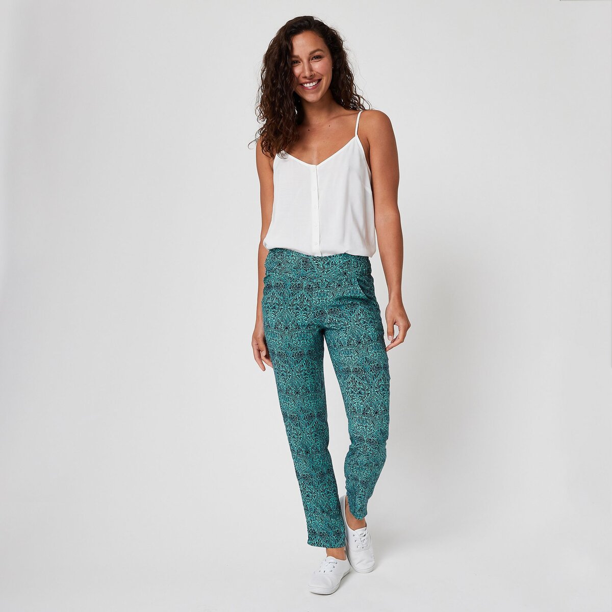 Pantalon fluide 2025 imprime femme