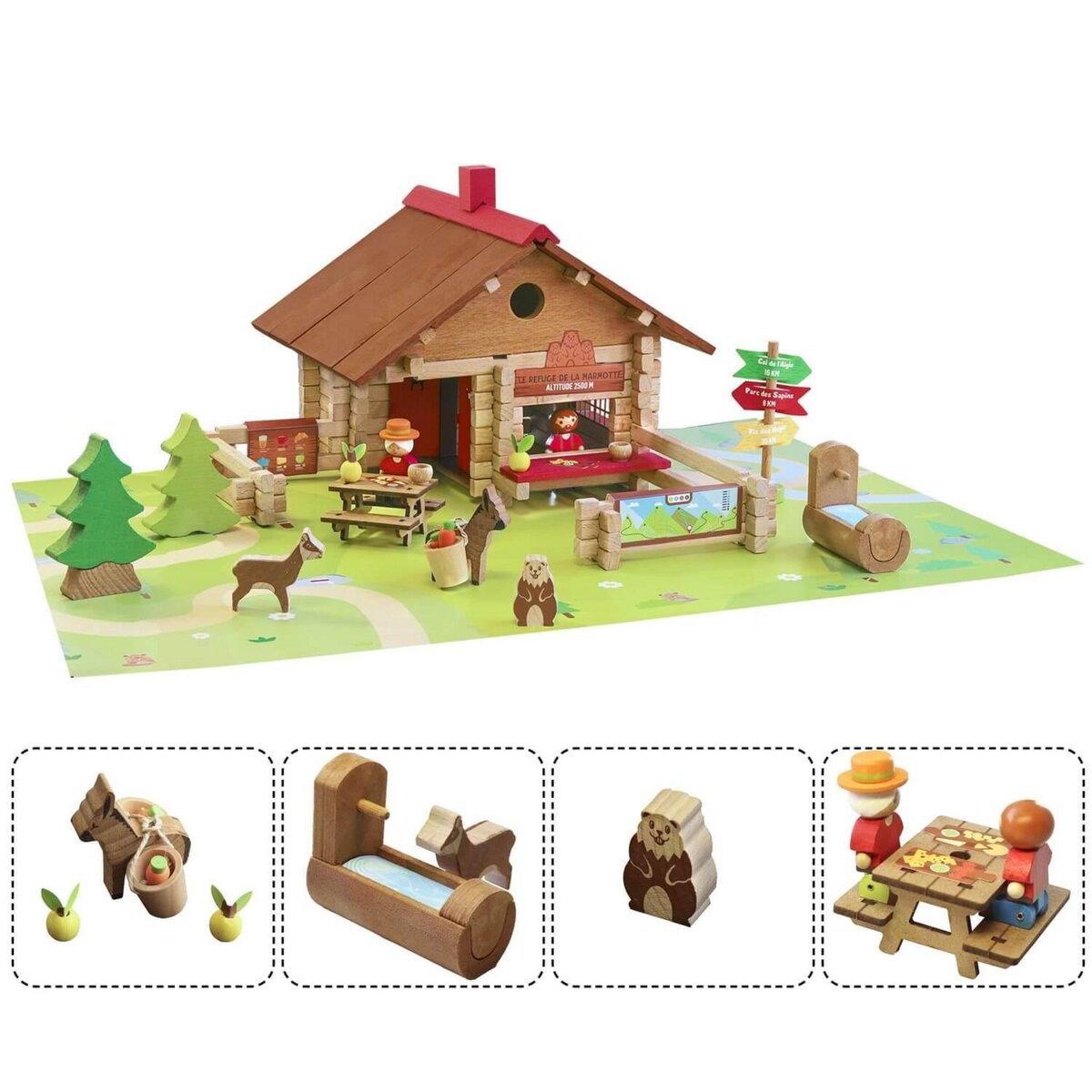 JeuJura Le Refuge de la Marmotte 150 pièces