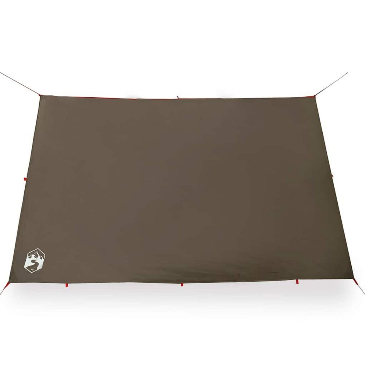 VIDAXL Bache de camping marron 306x306 cm impermeable