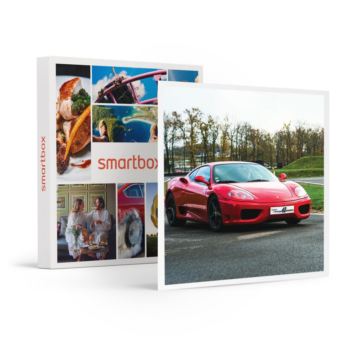 Smartbox Stage de pilotage : 5 tours en Ferrari 360 Modena ou Audi R8 près de Saint-Étienne - Coffret Cadeau Sport & Aventure
