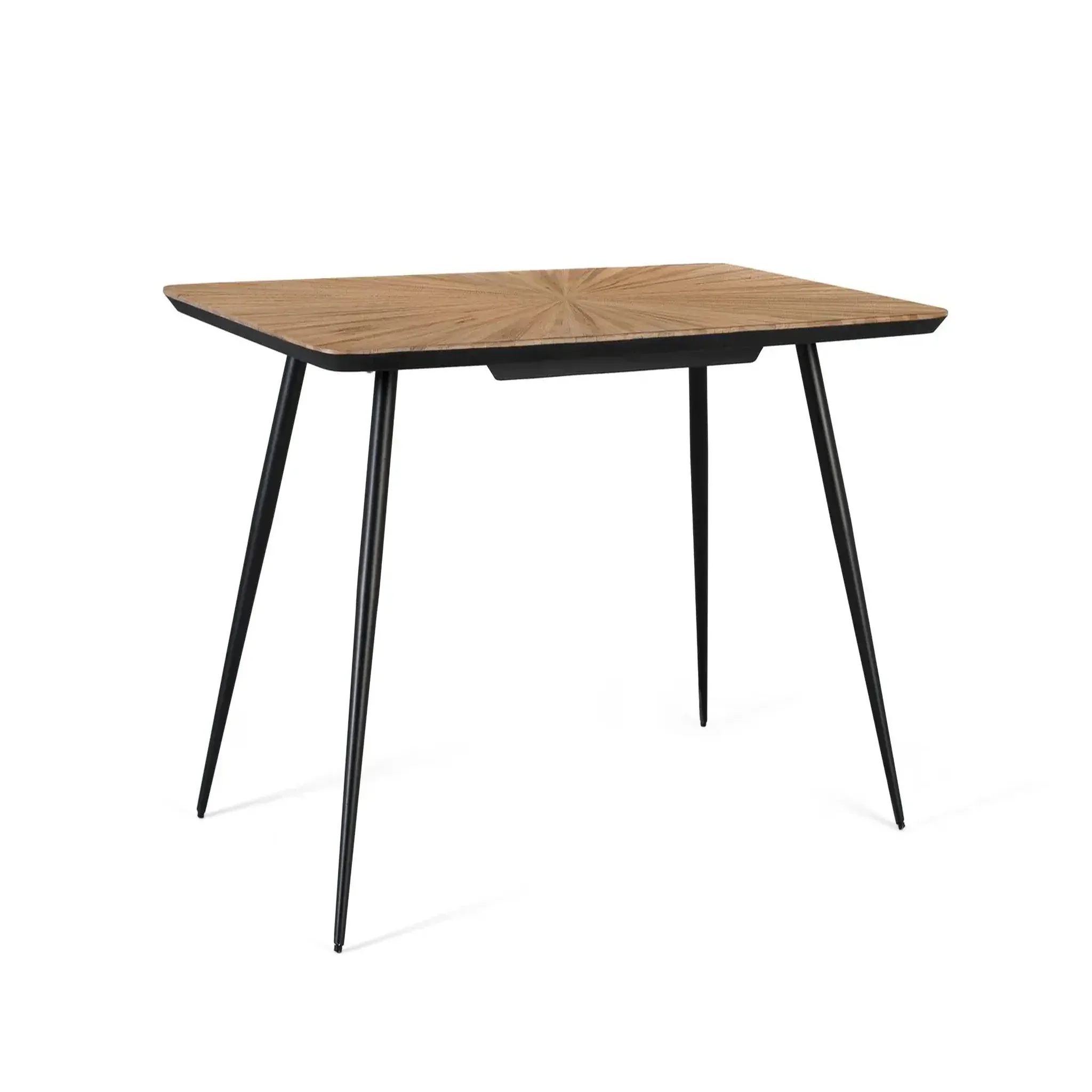 Voir la diapositive 2 : GINER Y COLOMER SL Tables à manger en bois de teck recyclé 150 cm style rustique moderne