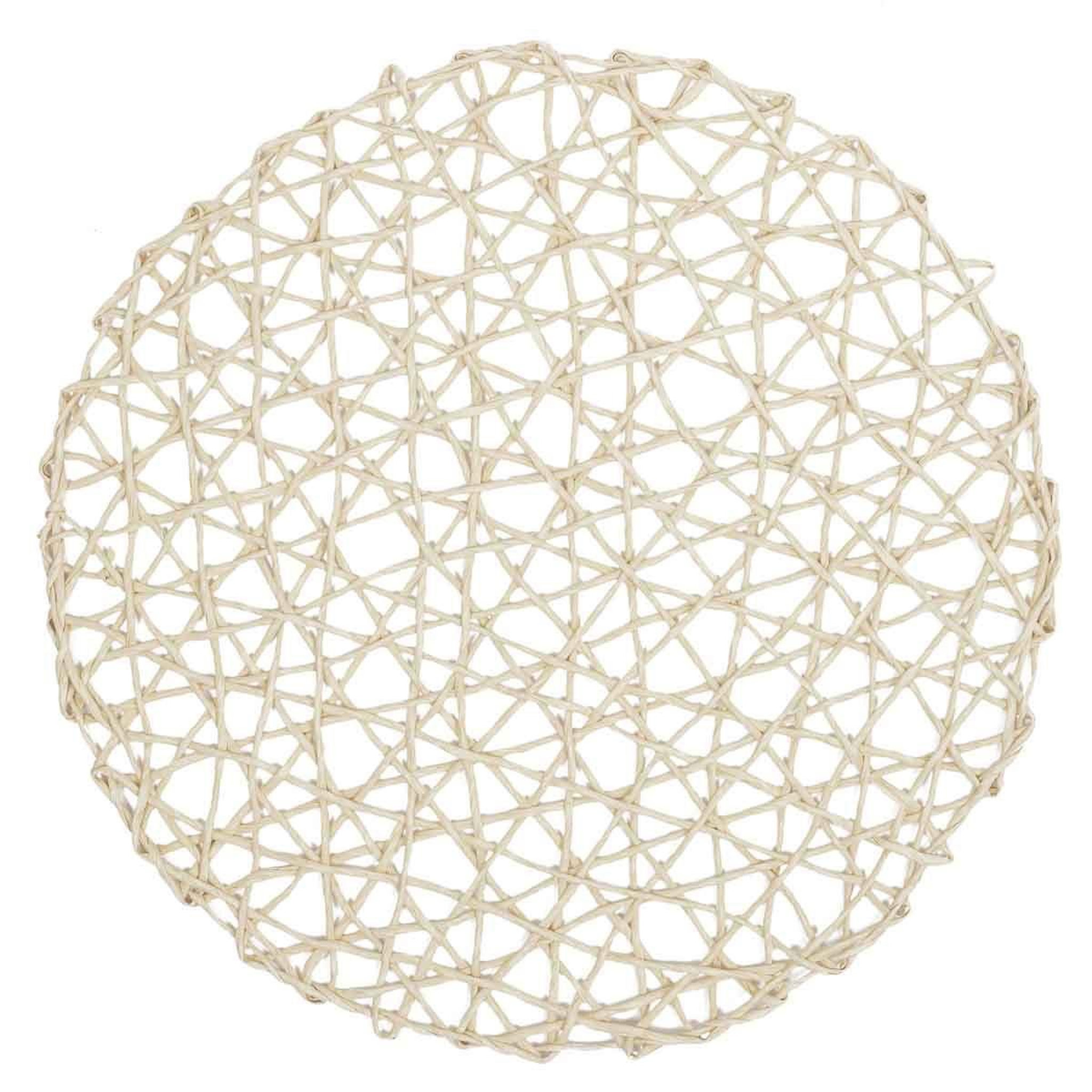 The Home Deco Factory Set de table design  ajouré  38cm beige