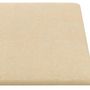 Voir la diapositive 5 : VIDAXL Panneaux muraux 12 pcs Creme 30x15 cm Tissu 0,54 m²