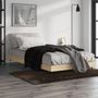 Voir la diapositive 2 : VIDAXL Cadre de lit sans matelas chene sonoma 90x190 cm