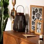 Voir la diapositive 5 : ATMOSPHERA Lanterne Avec Anse  Hopia  31cm Marron