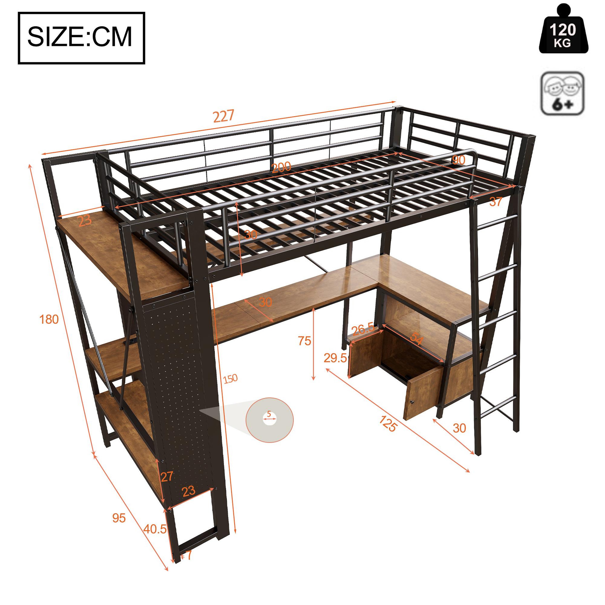 Voir la diapositive 3 : MERAX Lit mezzanine