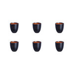 BJORN Tasse IRIS 15cl - 6 pièces - Marron sauvage