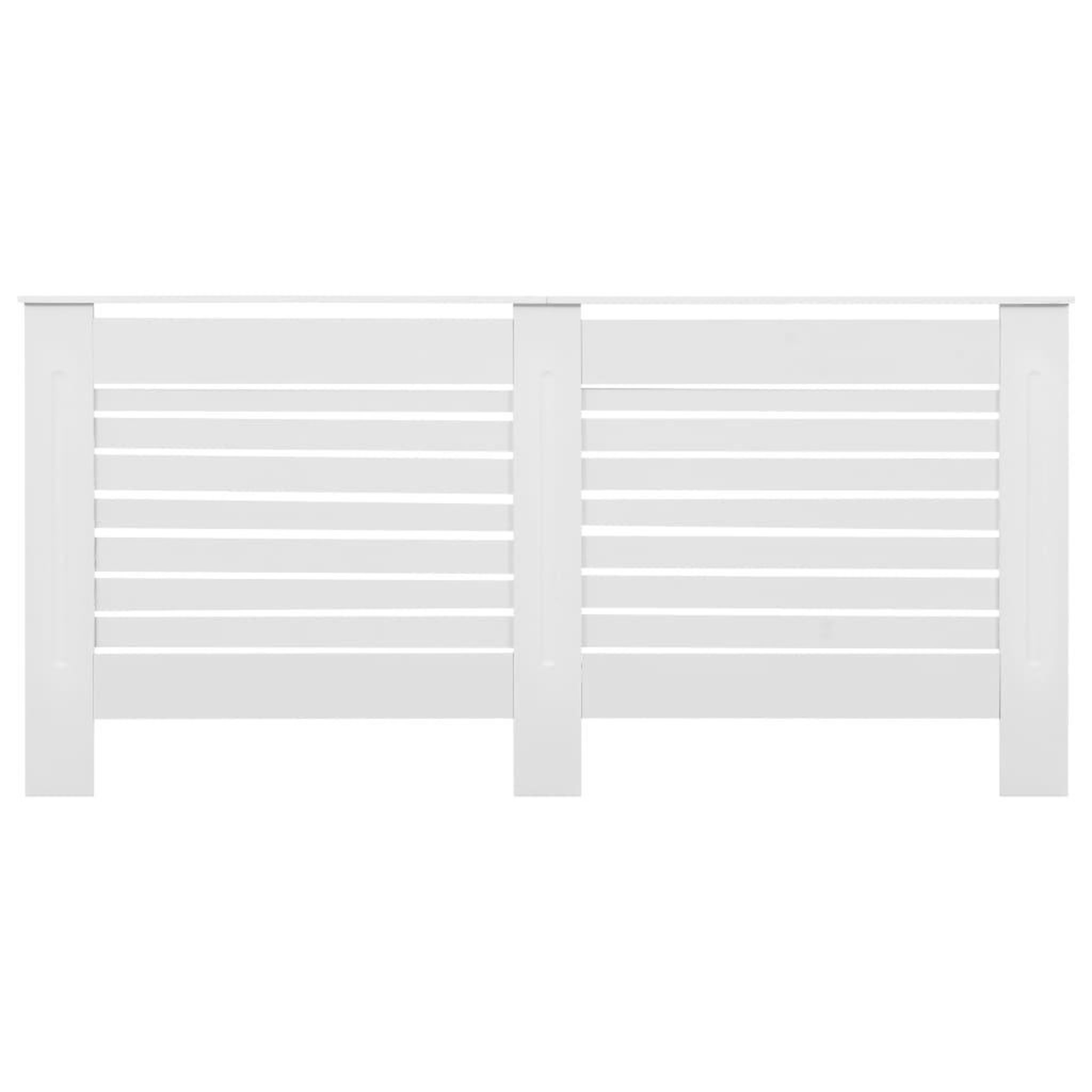 Voir la diapositive 4 : VIDAXL Cache-radiateurs 2 pcs Blanc 172x19x81,5 cm MDF
