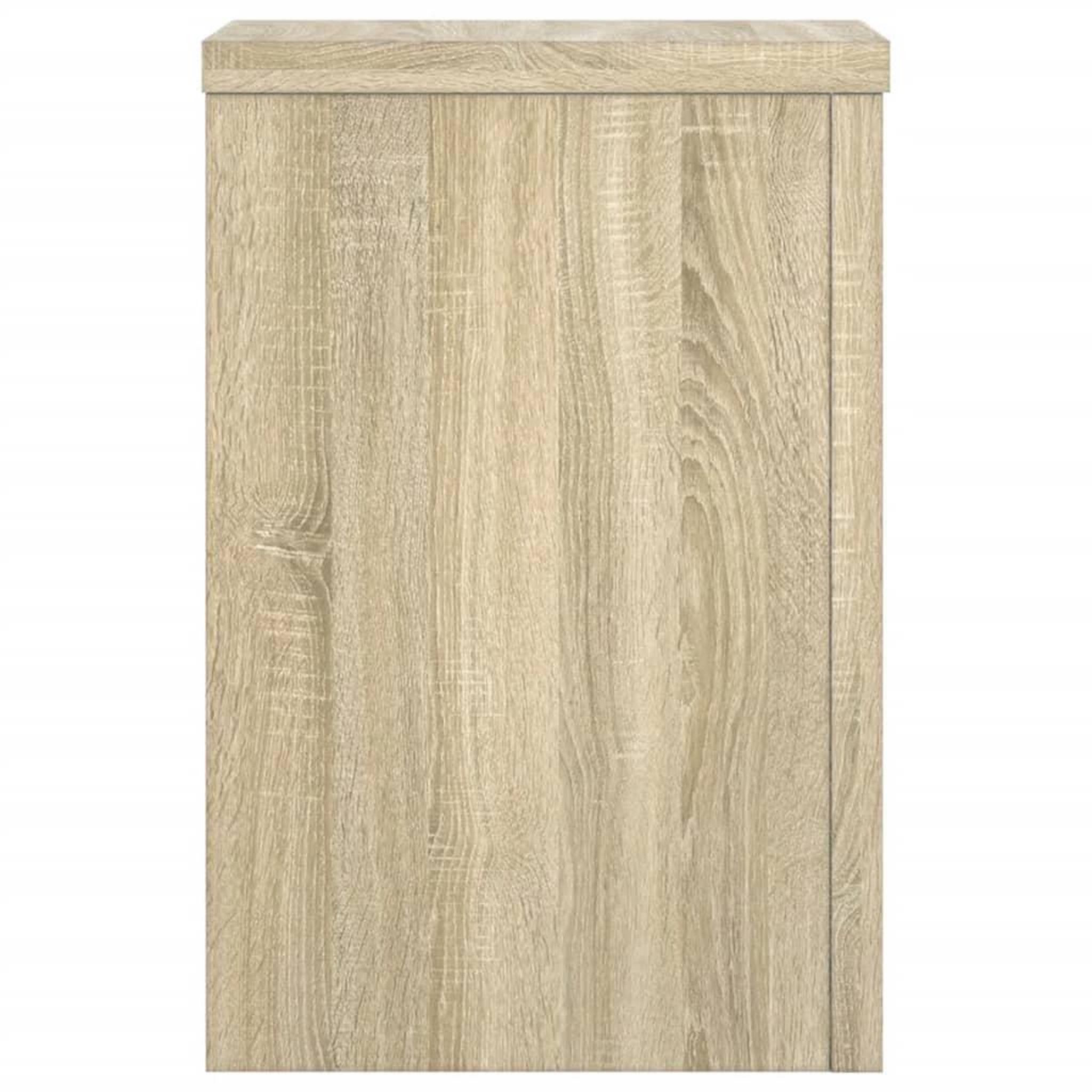 Voir la diapositive 5 : VIDAXL Supports pour plantes 2 pcs chene sonoma bois d'ingenierie