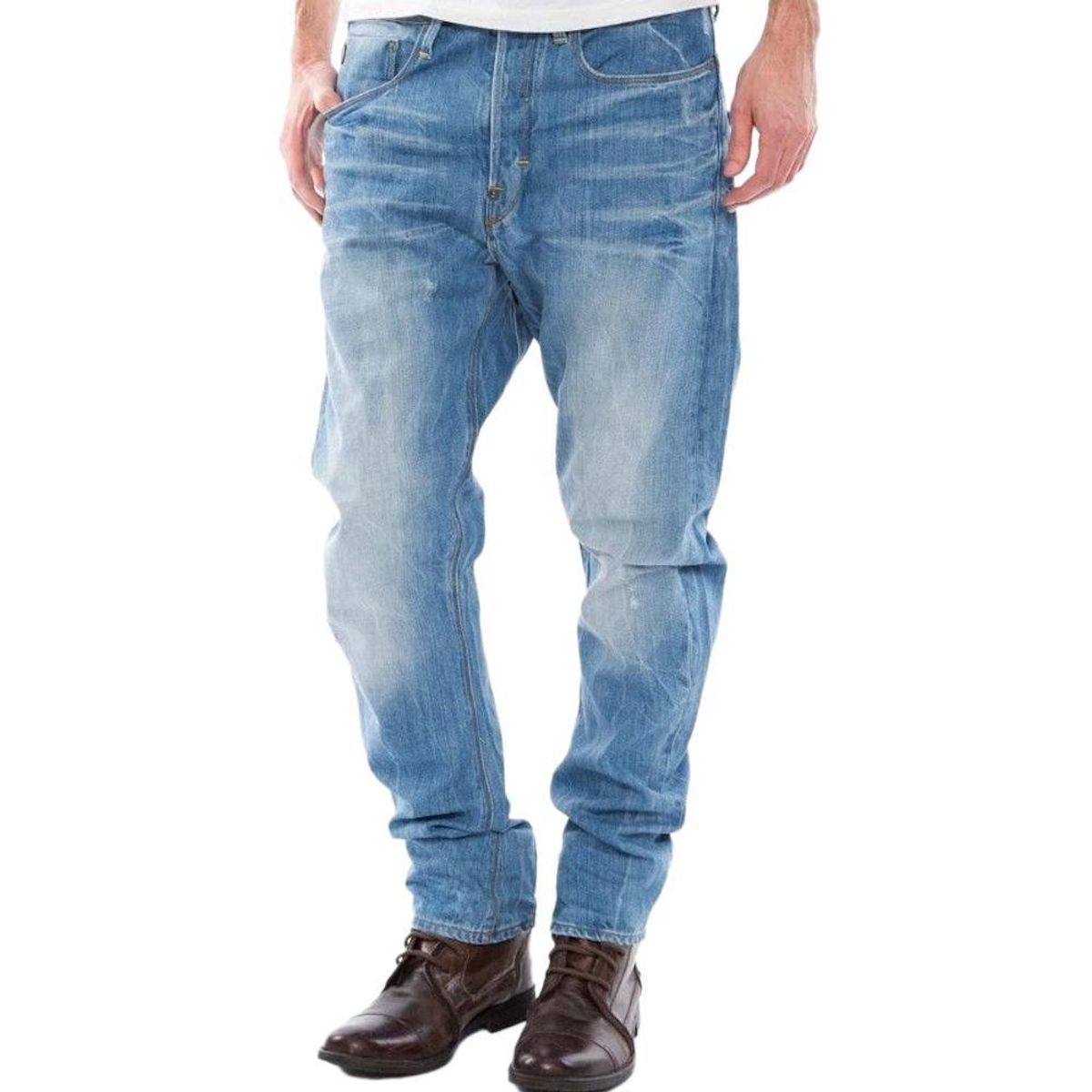 Jean Femme G-Star RAW Attac Low Boyfriend Taille 26/32 Bleu Clair - Neuf Avec étiquettes