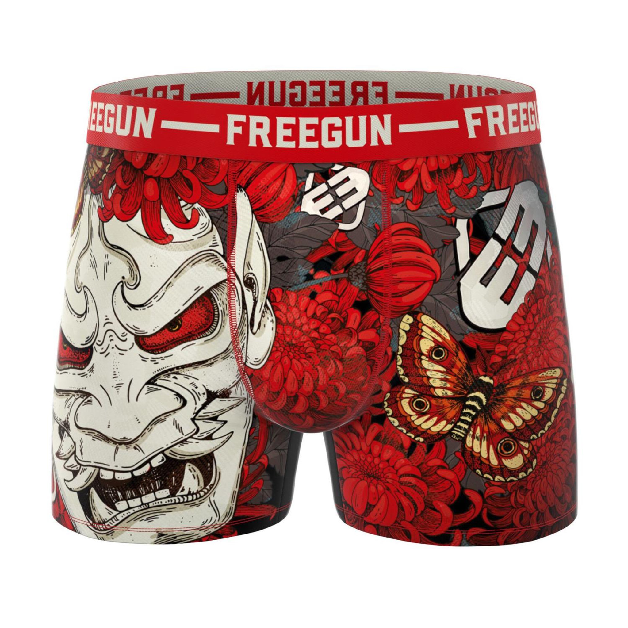 Voir la diapositive 6 : FREEGUN Lot de 5 boxers homme collection rock that
