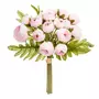 ATMOSPHERA Bouquet de Fleurs  18 Mini Camelia  30cm Rose
