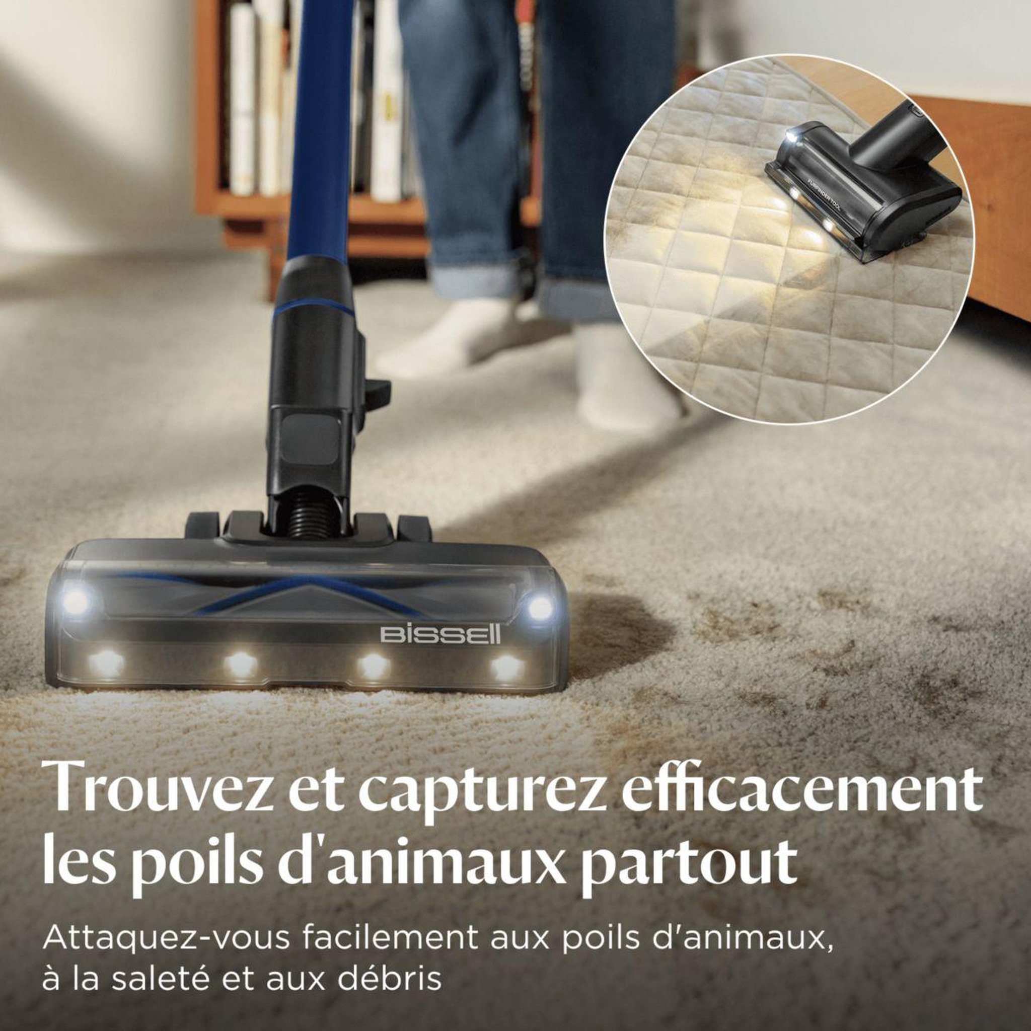 Voir la diapositive 4 : BISSELL Aspirateur balai powerclean furguard pro 4094n