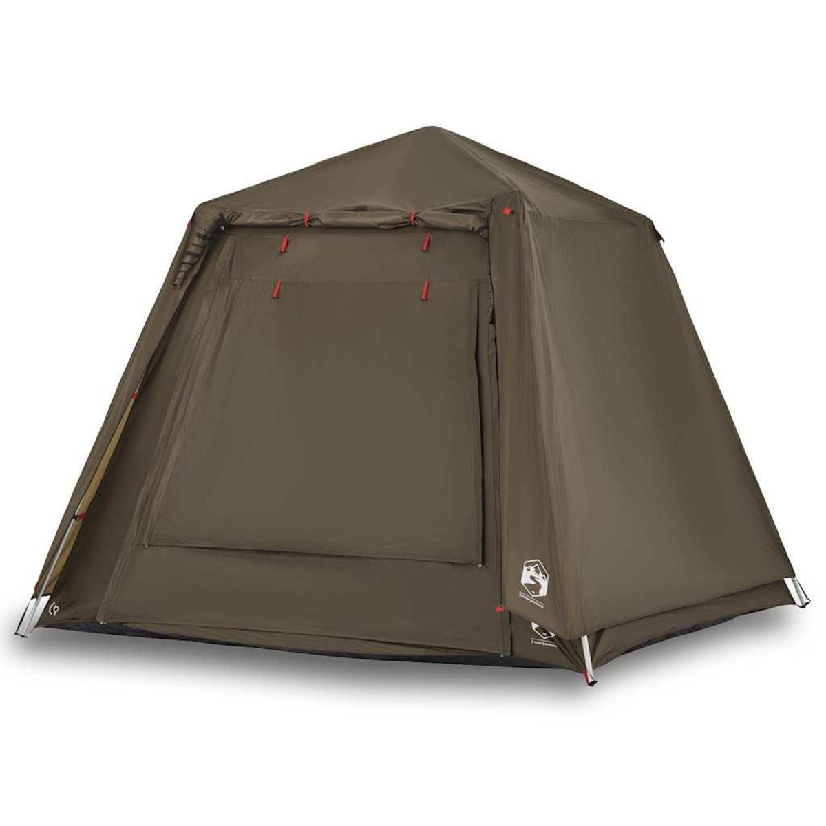 VIDAXL Tente de peche 4 personnes vert olive liberation rapide
